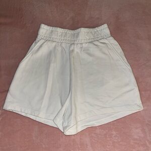 Zara white shorts